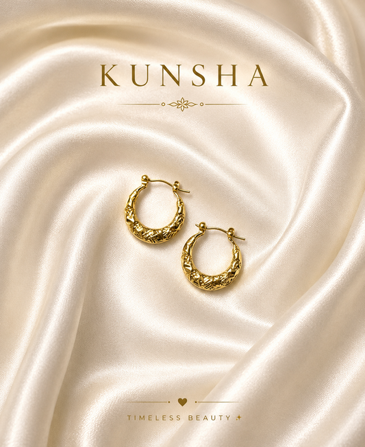 Halo Bead Hoop Earrings for Women