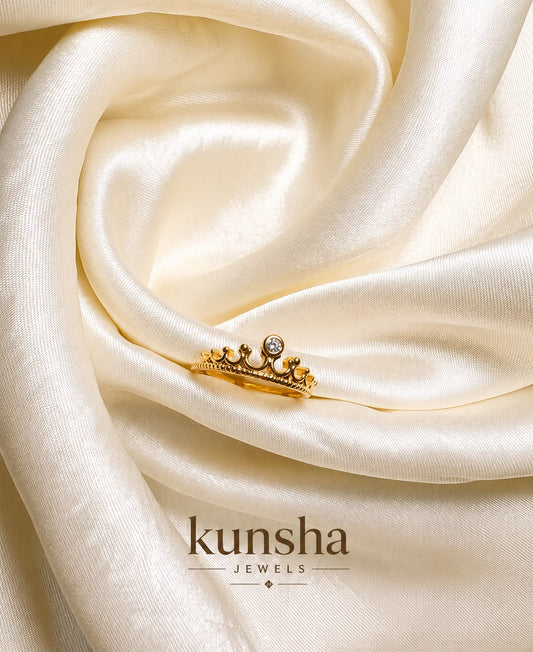 Crown Adjustable Ring for Women